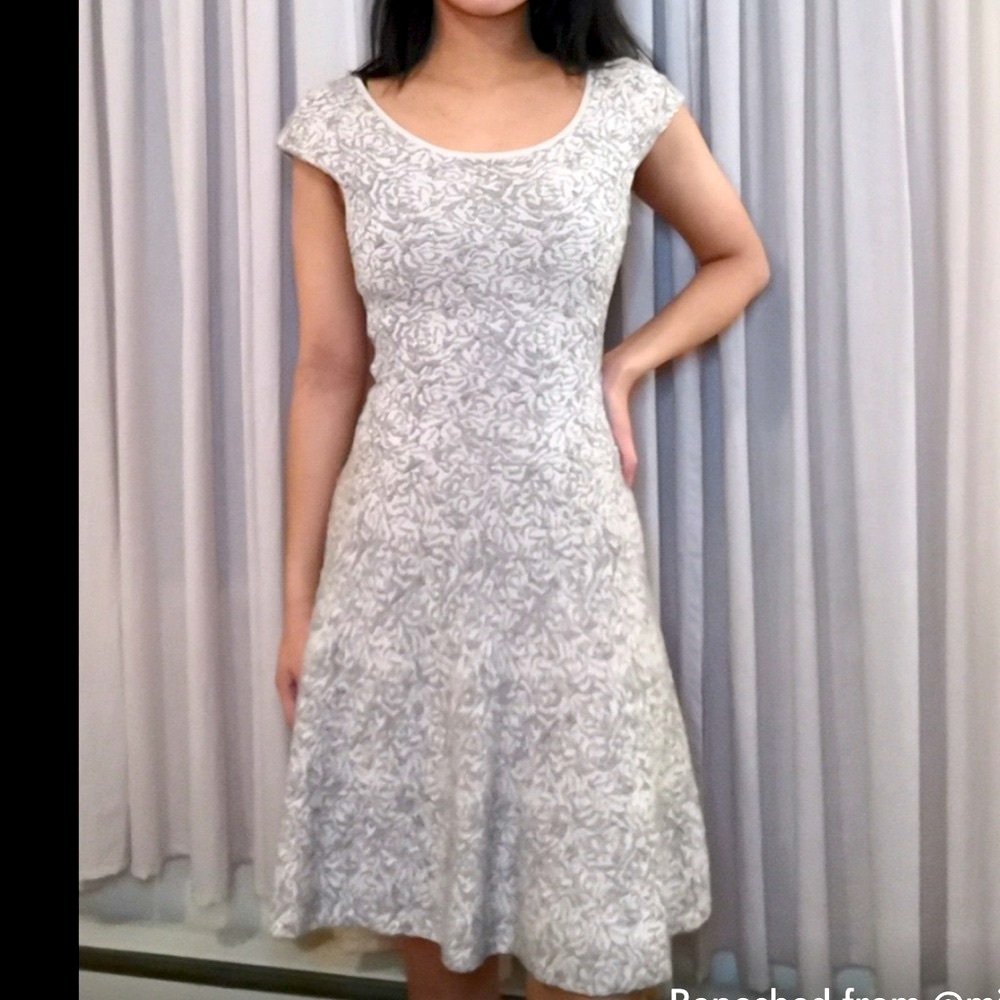 Maje Cream Floral Dress